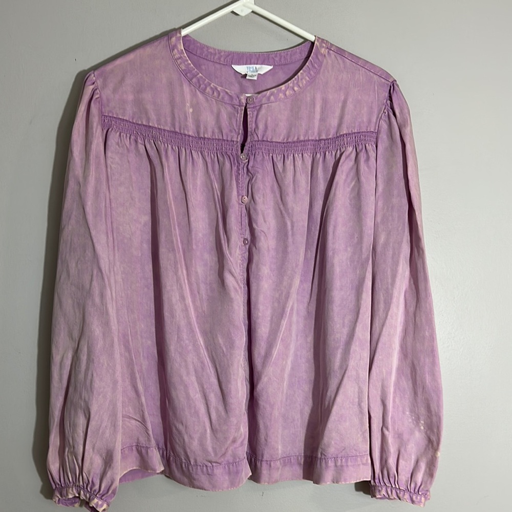 Purple Women's Long sleeve Top Size L NWT